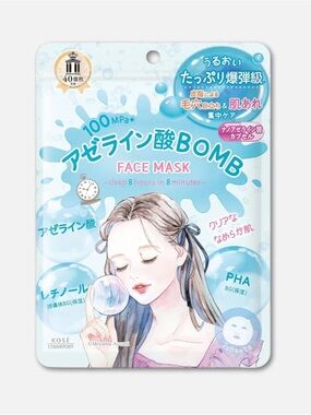 Kose Clear Turn Azelaic Acid BOMB Face Mask